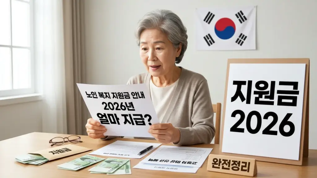 대한민국 노인 복지 혜택 2026