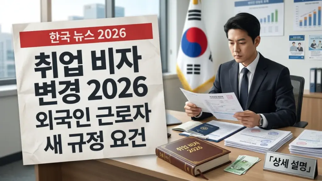 대한민국 취업 비자 2026